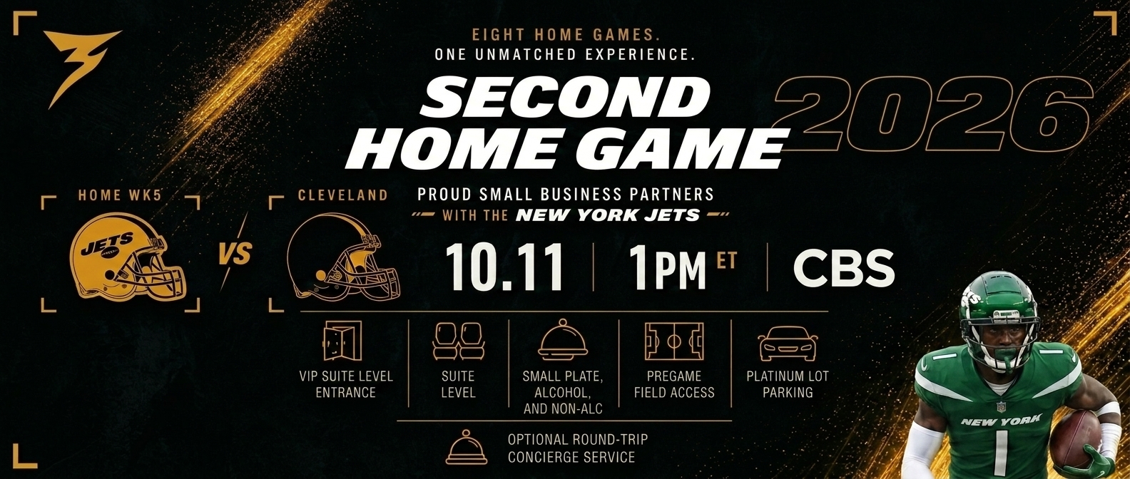 Jets vs Cleveland Browns — Week 5 Skybox Package